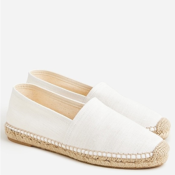 J. Crew Shoes - J Crew Made-in-Spain espadrille flats in linen
Item BT388